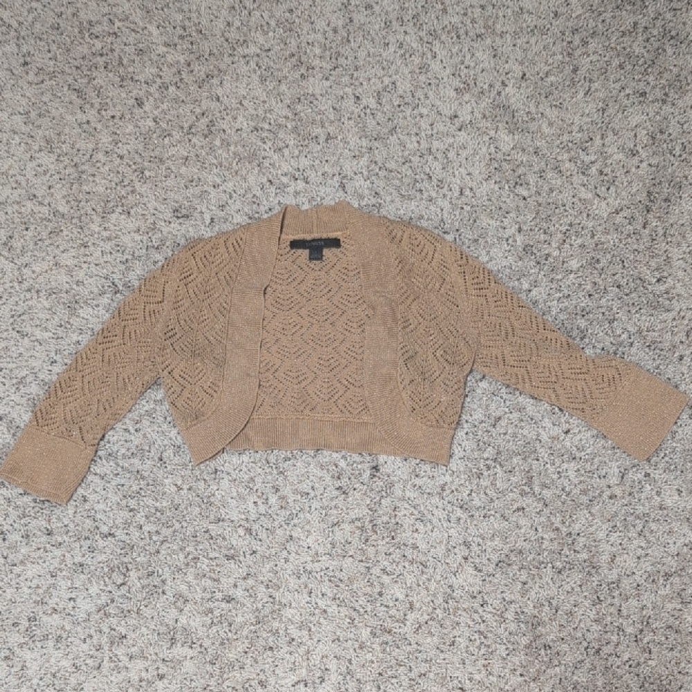 Express Brown Knit Sweater Shrug